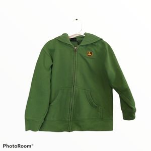 John Deere | Shirts u0026 Tops | John Deere Farm Giant Graphic Full Zip Hoodie  Boys Size M | Poshmark